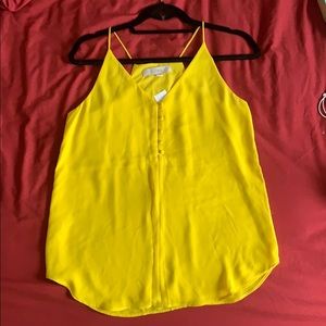 Yellow Racerback Top from Loft